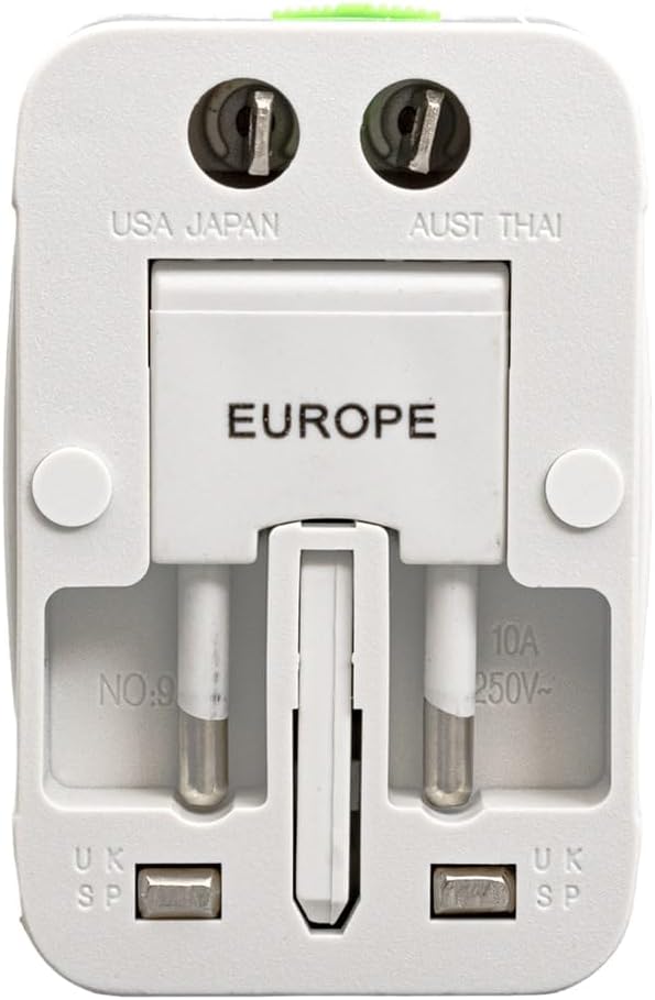 Universal Travel Adapter – UK, US & Europe Plugs
